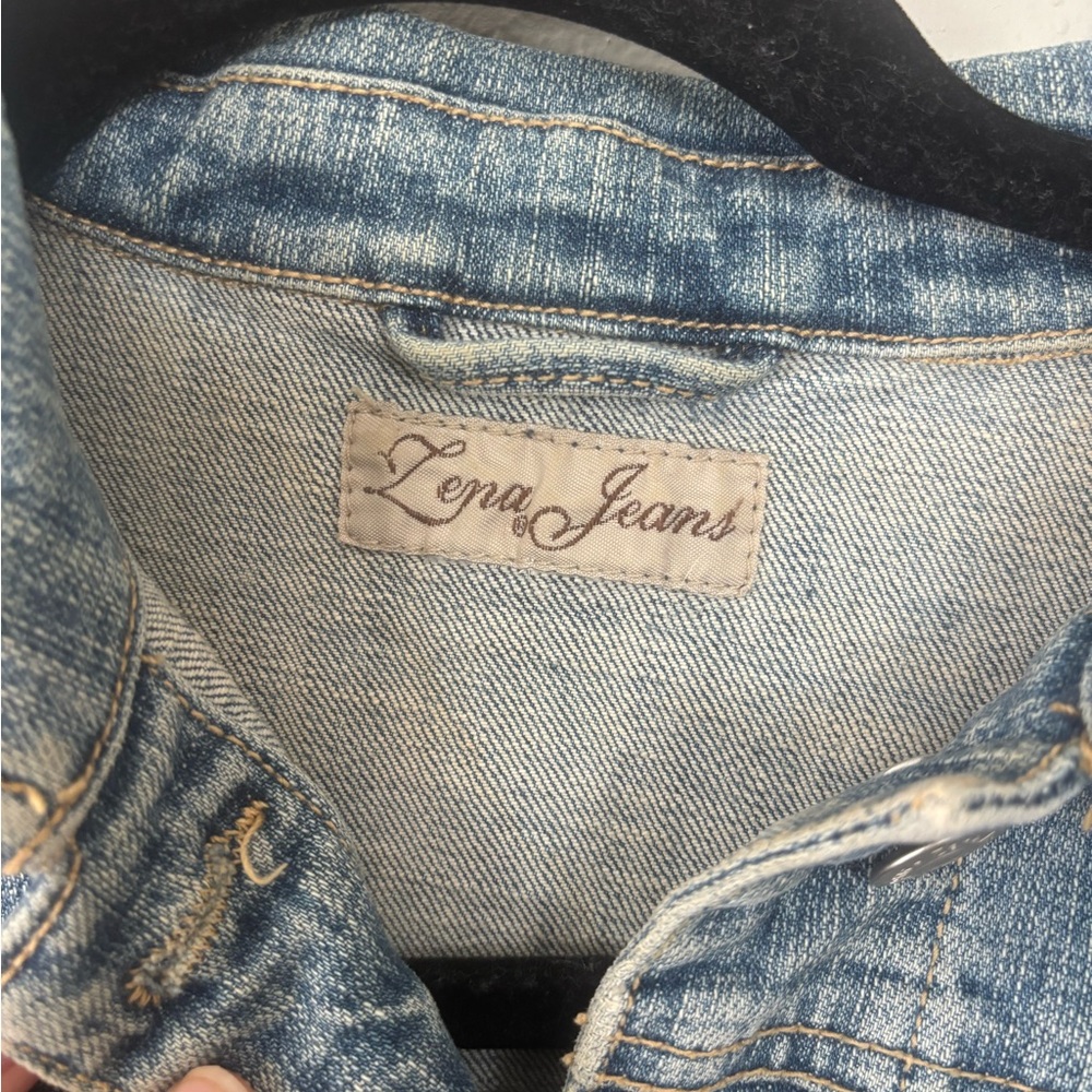 Embroidered Denim Jacket - Picture 4 of 4